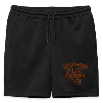 Chorale Instrument de musique Cloche à main Chorale - Short de survêtement homme premium - noir - Devant - AI Model Male 178 light (178cm)