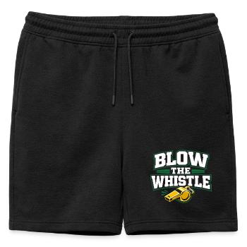 Entraîneur de football pour les sports jeunesse - Short de survêtement homme premium - noir - Devant - AI Model Male 178 light (178cm)