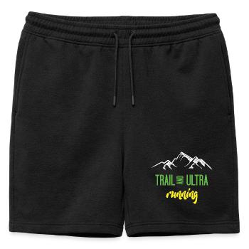Trail Running et Ultra Running - Short de survêtement homme premium - noir - Devant - AI Model Male 178 light (178cm)
