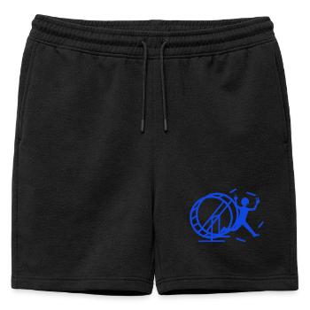 libre - Short de survêtement homme premium - noir - Devant - AI Model Male 178 light (178cm)