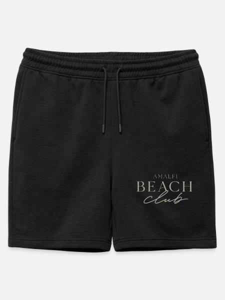 Amalfi Beach Club Logo - Mens' Premium Organic Sweatshorts - black
