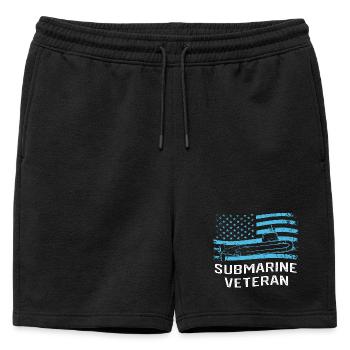 5 juillet Sous-marin Veteran Navy USA - Short de survêtement homme premium - noir - Devant - AI Model Male 178 light (178cm)