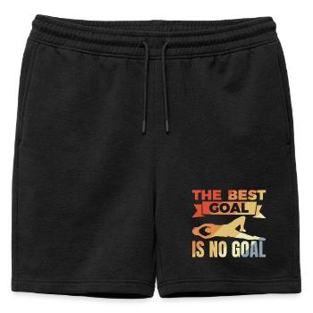 Gardien de but - Short de survêtement homme premium - noir - Devant - AI Model Male 178 light (178cm)