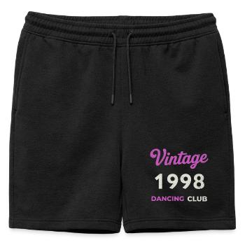 Vintage 1998 – Année de naissance rétro du Dancing Club - Short de survêtement homme premium - noir - Devant - AI Model Male 178 light (178cm)