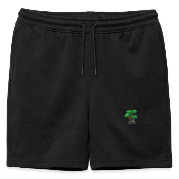 Bonsaï - Short de survêtement homme premium - noir - Devant - AI Model Male 178 light (178cm)