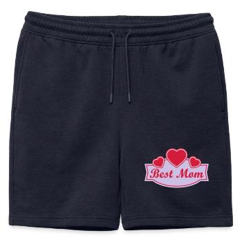 Best Mom - Männer Premium Organic Sweatshorts - Navy - Vorne - AI Model Male 178 light (178cm)