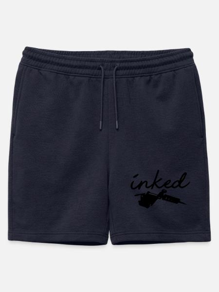 inked tattoo tattooed tattoowiert needle ink inked - Mens' Premium Organic Sweatshorts - navy