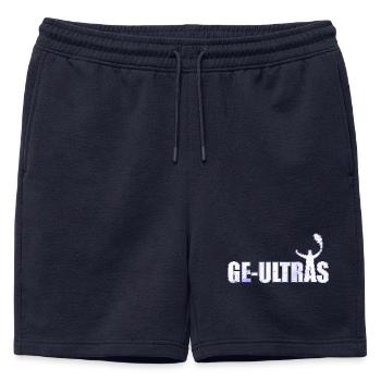 Gelsenkirchen Ultras GE Idée cadeau - Short de survêtement homme premium - bleu marine - Devant - AI Model Male 178 light (178cm)