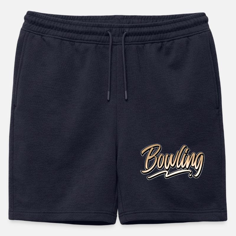 Bowling - Männer Premium Organic Sweatshorts - Navy
