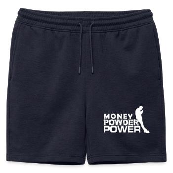 MPP blanc - Short de survêtement homme premium - bleu marine - Devant - AI Model Male 178 light (178cm)