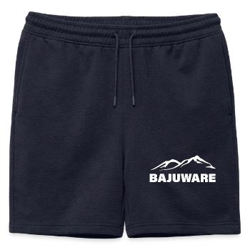 BAJUWARE - Short de survêtement homme premium - bleu marine - Devant - AI Model Male 178 light (178cm)