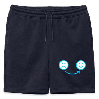 Smilie Colon - Männer Premium Organic Sweatshorts - Navy - Vorne - AI Model Male 178 light (178cm)