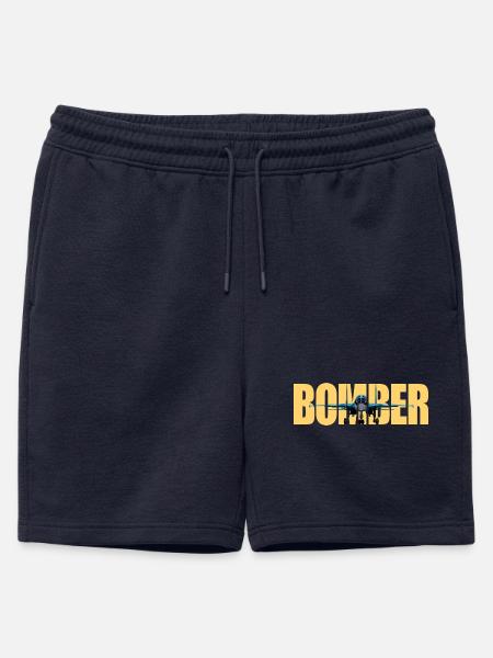 Bomber Su-34 - Mens' Premium Organic Sweatshorts - navy