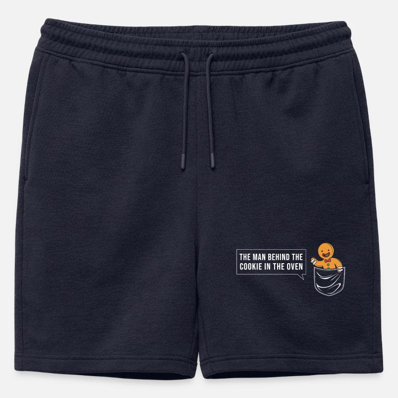 Werdender Papa werdende Väter - Männer Premium Organic Sweatshorts - Navy