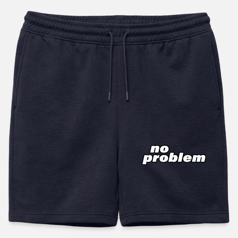 NO PROBLEM - Männer Premium Organic Sweatshorts - Navy