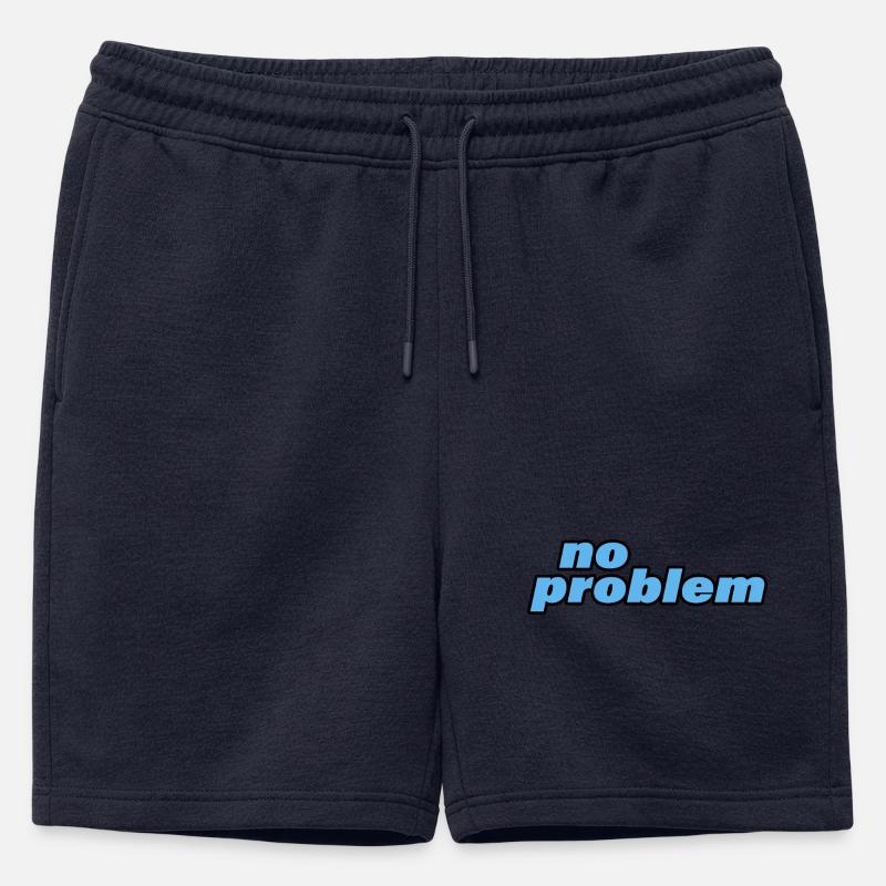 NO PROBLEM - Männer Premium Organic Sweatshorts - Navy