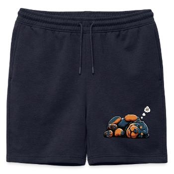Rottweiler Propriétaire de Rottweiler Lovers - Short de survêtement homme premium - bleu marine - Devant - AI Model Male 178 light (178cm)