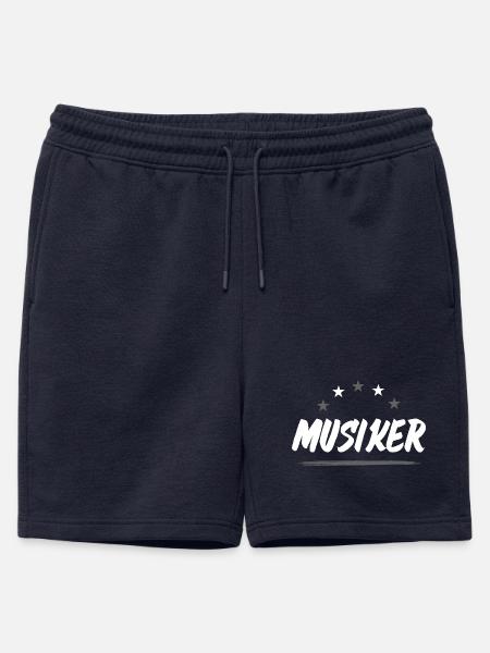 Musiker Beruf - Männer Premium Organic Sweatshorts - Navy