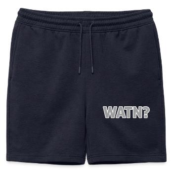 veux - Short de survêtement homme premium - bleu marine - Devant - AI Model Male 178 light (178cm)