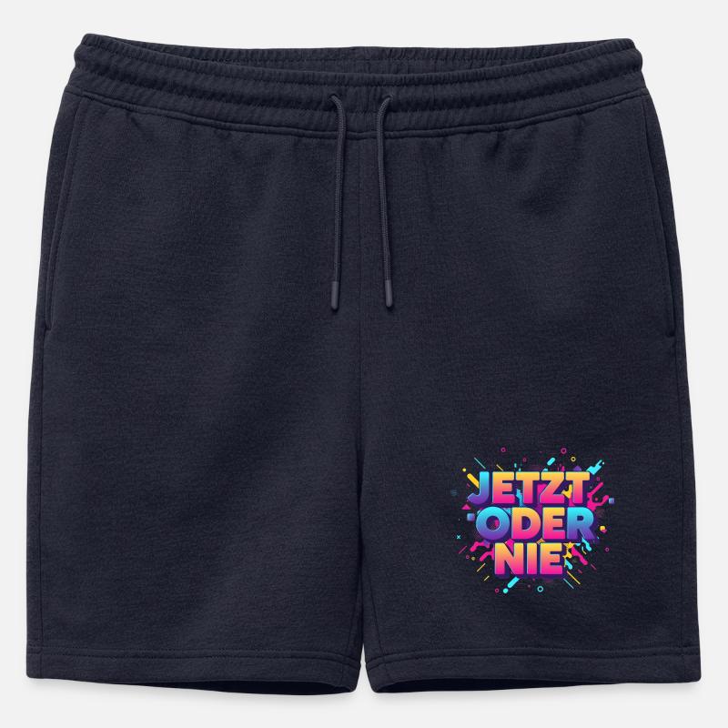 Jetz oder nie - Männer Premium Organic Sweatshorts - Navy