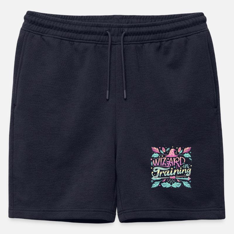 Wizard in Training - Männer Premium Organic Sweatshorts - Navy