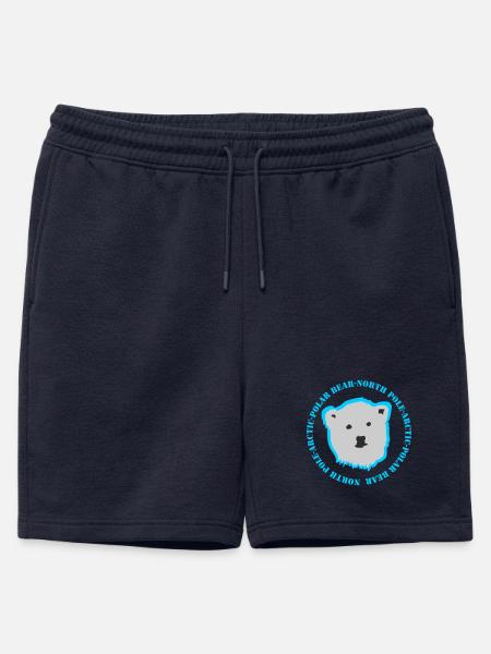 Eisbär 3 - Männer Premium Organic Sweatshorts - Navy