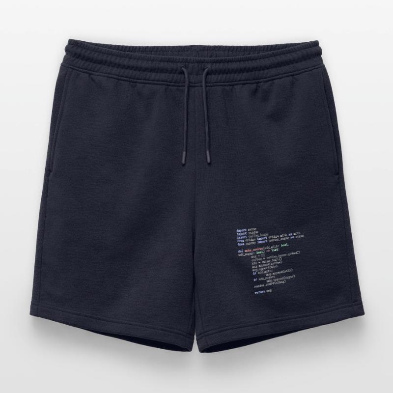 Python Make Coffee Function Mens' Premium Organic Sweatshorts