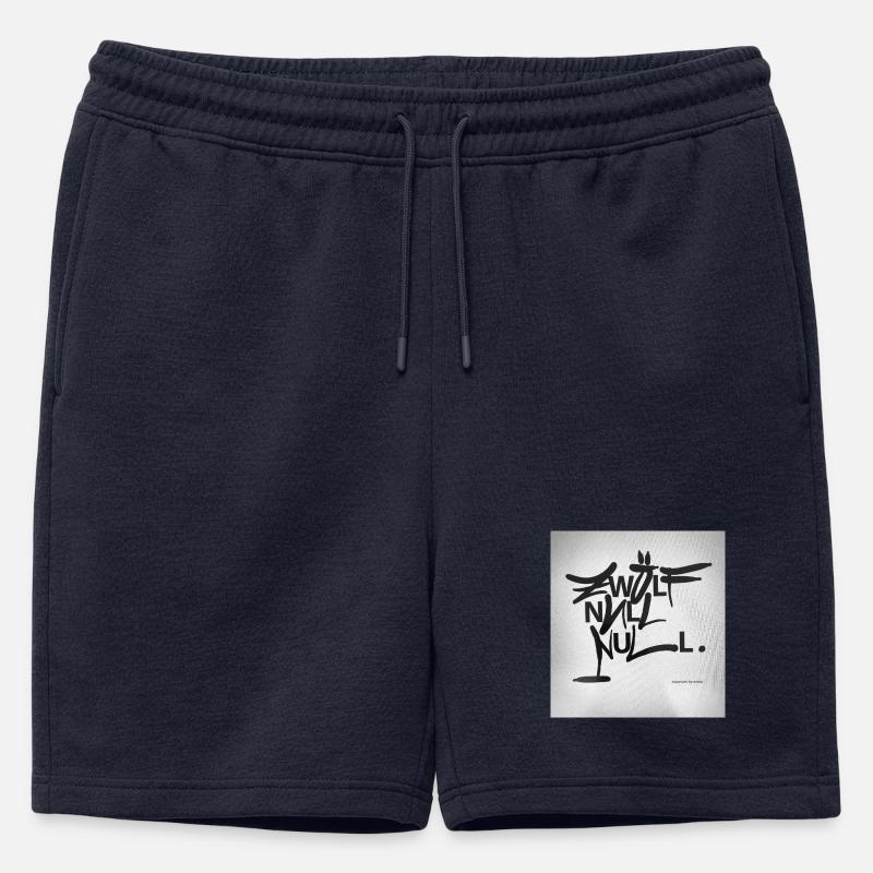 ZWÖLF_Null_Null - Männer Premium Organic Sweatshorts - Navy