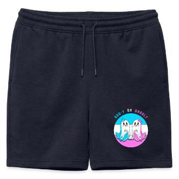 Révélation du sexe d’Halloween - Short de survêtement homme premium - bleu marine - Devant - AI Model Male 178 light (178cm)