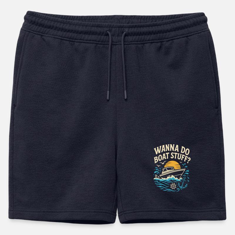 Wollen Sie Bootssachen machen? - Männer Premium Organic Sweatshorts - Navy