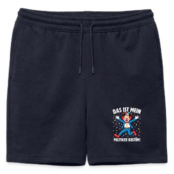 Carnival Costume Politician Carnival Carnival - Mens' Premium Organic Sweatshorts - navy - Front - AI Model Male 178 light (178cm)