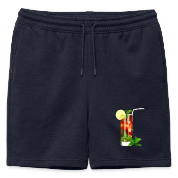 Summer Cool Drink Party Celebration Birthday - Mens' Premium Organic Sweatshorts - navy - Front - AI Model Male 178 light (178cm)
