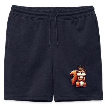 Écureuil Écureuil Écureuil Amoureux des rongeurs - Short de survêtement homme premium - bleu marine - Devant - AI Model Male 178 light (178cm)