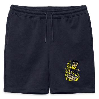 Asphalt burner flex - Männer Premium Organic Sweatshorts - Navy - Vorne - AI Model Male 178 light (178cm)