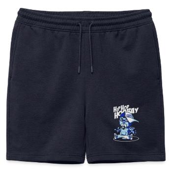 Bébé Hip Hop flex - Short de survêtement homme premium - bleu marine - Devant - AI Model Male 178 light (178cm)