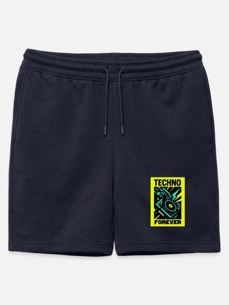 Techno Forever - Mens' Premium Organic Sweatshorts - navy