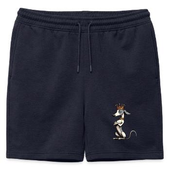 Whippet Greyhound Whippets Propriétaire de lévrier - Short de survêtement homme premium - bleu marine - Devant - AI Model Male 178 light (178cm)