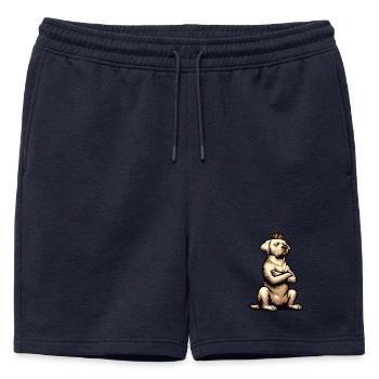 Labrador Labrador propriétaire Labrador lover - Short de survêtement homme premium - bleu marine - Devant - AI Model Male 178 light (178cm)