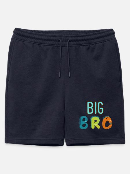 Großer Bruder - Big Bro - Männer Premium Organic Sweatshorts - Navy