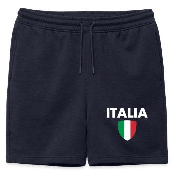 Armoiries de l’Italie - Italie - Italie - Italia - Short de survêtement homme premium - bleu marine - Devant - AI Model Male 178 light (178cm)