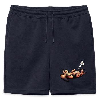 Berger allemand Chiens de berger Chiens de berger - Short de survêtement homme premium - bleu marine - Devant - AI Model Male 178 light (178cm)