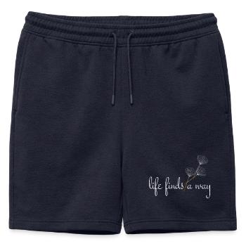 La vie trouve un chemin - Pissenlit - Short de survêtement homme premium - bleu marine - Devant - AI Model Male 178 light (178cm)