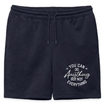 Vous pouvez tout faire, mais pas tout - Short de survêtement homme premium - bleu marine - Devant - AI Model Male 178 light (178cm)