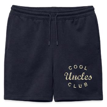 Cool Uncles Club Uncle Father's Day Gift - Mens' Premium Organic Sweatshorts - navy - Front - AI Model Male 178 light (178cm)