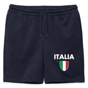 Armoiries de l’Italie - Italie - Italie - Italia - Short de survêtement homme premium - bleu marine - Devant - AI Model Male 178 light (178cm)