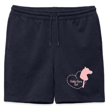 Cheval de loisir Horsing Steckenpferd GIRL - Short de survêtement homme premium - bleu marine - Devant - AI Model Male 178 light (178cm)