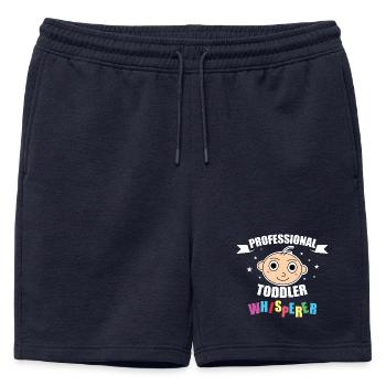 Chuchoteur professionnel de tout-petits - Short de survêtement homme premium - bleu marine - Devant - AI Model Male 178 light (178cm)