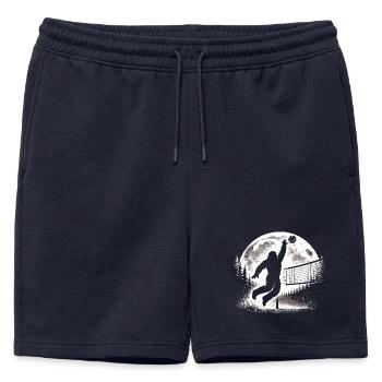 Volley-ball Bigfoot - Short de survêtement homme premium - bleu marine - Devant - AI Model Male 178 light (178cm)