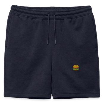 Burger 1 - Männer Premium Organic Sweatshorts - Navy - Vorne - AI Model Male 178 light (178cm)