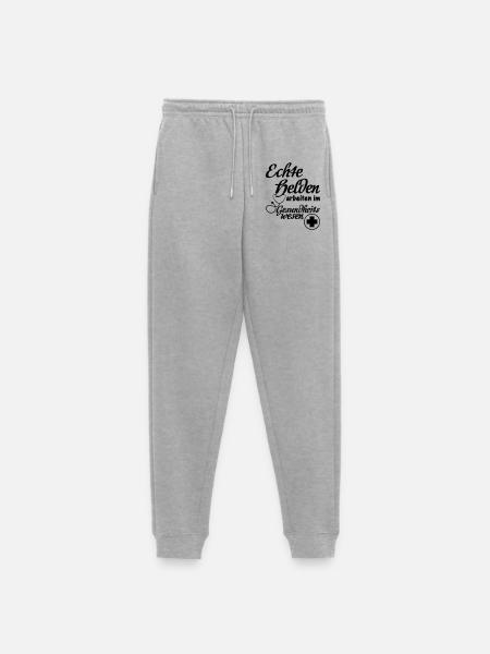 Gesundheitswesen Helden Medizin, Geschenk - Frauen Premium Bio Jogginghose - Grau meliert